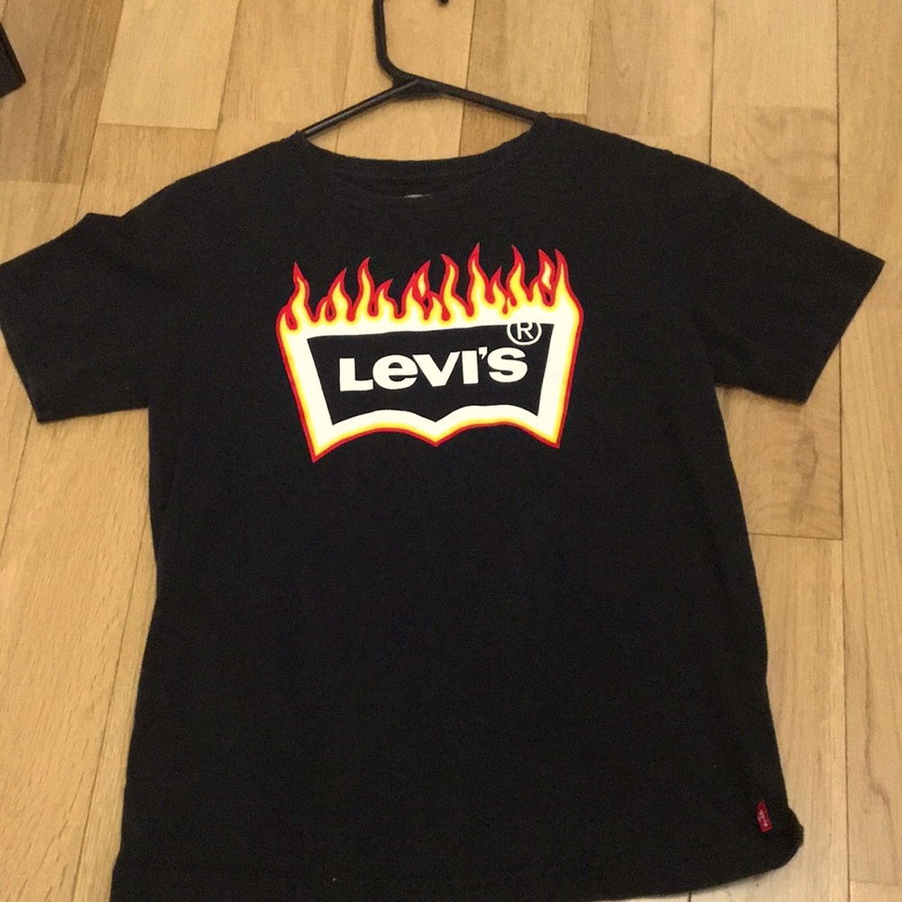 Levi’s flaming shirt